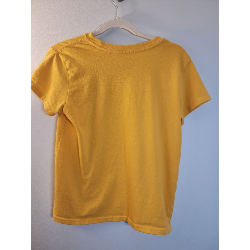 Urban Outfitters Womens Mustard Yellow Cotton Crew Neck Short Sleeve Tee M - Picture 2 of 5